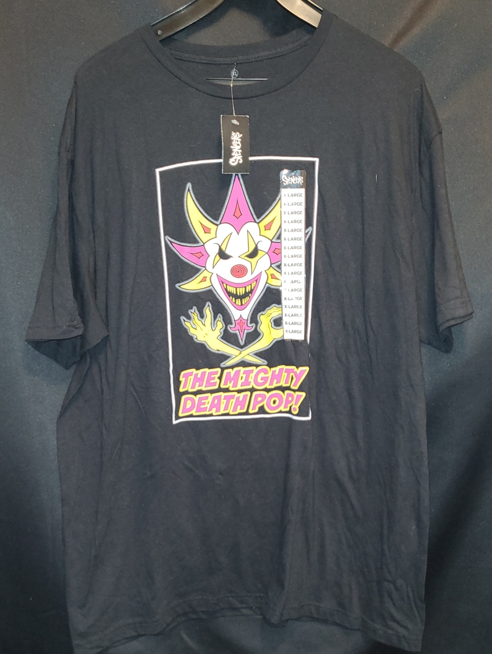 ICP..The Mighty Death Pop! Graphic Tee - Black with Neon Print BRAND NEW XL